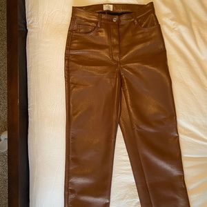 Aritzia Wilfred Melina Pant Cognac size 2